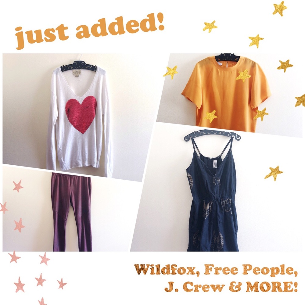 *JUST ADDED* WILDFOX J. Crew FREE PEOPLE & more!